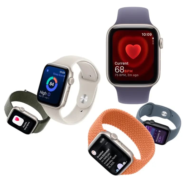 اپل واچ SE 3 Aluminum Case مدل 44 میلی متری با بند سیلیکونی — تصویر ۵