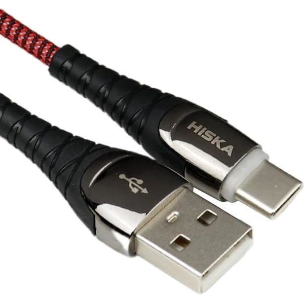 کابل تایپ سی فست شارژ Hiska LX-822 2.4A 1m — تصویر ۷