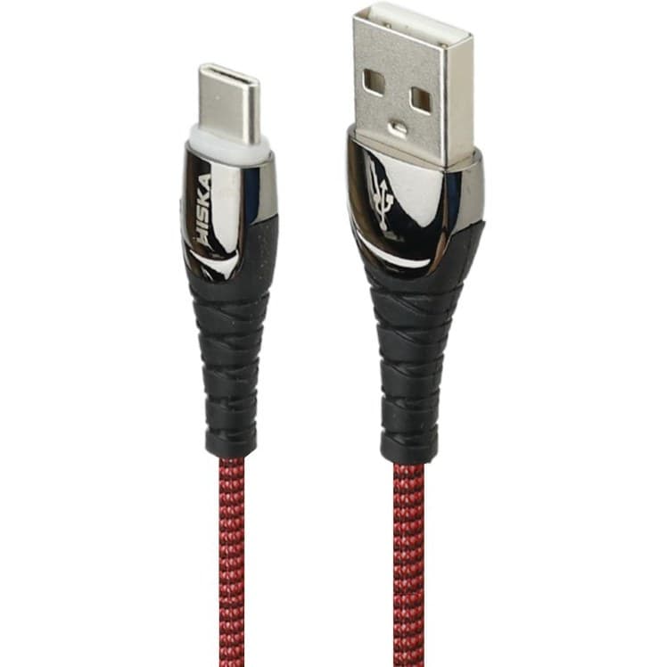 کابل تایپ سی فست شارژ Hiska LX-822 2.4A 1m — تصویر ۳