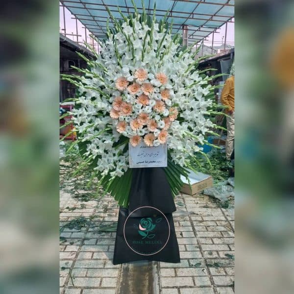 تاج گل ختم یک طبقه شماره547