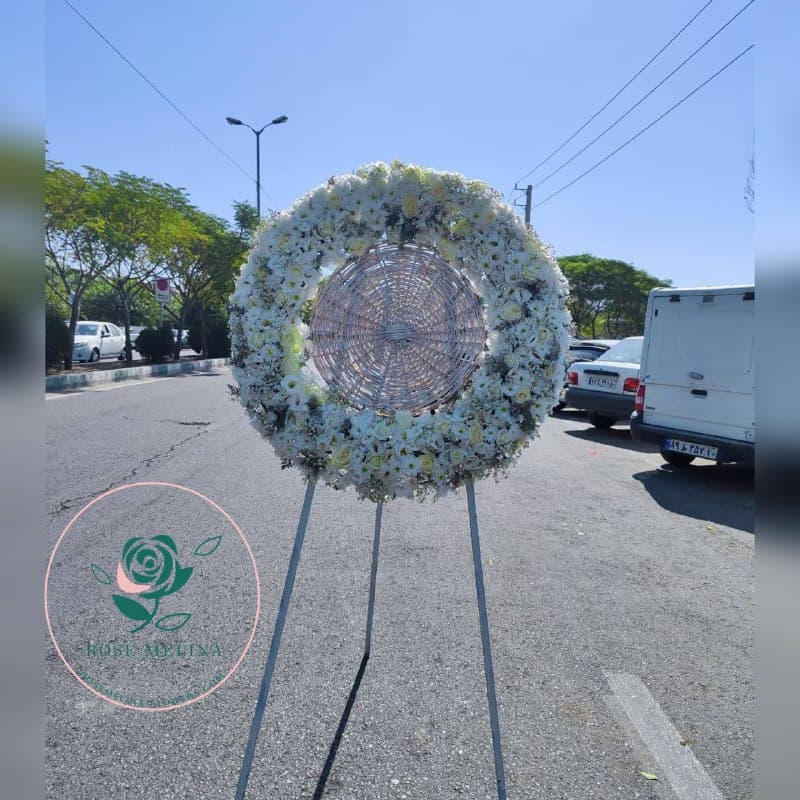 تاج گل ختم درباری شماره115 — تصویر ۳