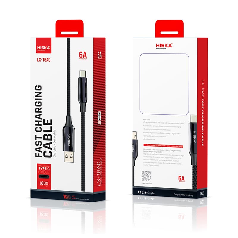 کابل شارژ LX-16ac hiska