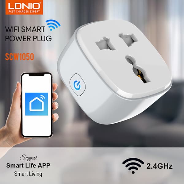 تبدیل ۳ به ۲ برق هوشمند Ldnio SCW1050 — تصویر ۹