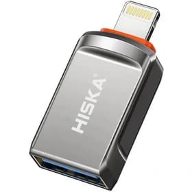 مبدل USB 3.0 OTG به لایتنینگ هیسکا — تصویر ۴