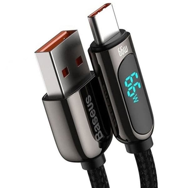 کابل تبدیل USB به USB-C باسئوس 66w مدل CASX020001 طول 1 متر