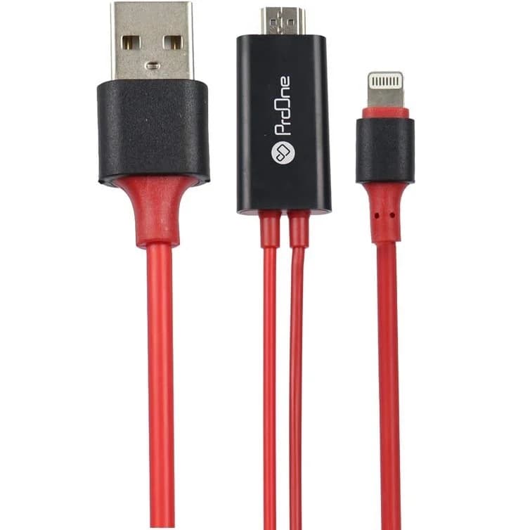 کابل تبدیل لایتنینگ به HDMI پرووان مدل PCH75 طول 1.8 متر — تصویر ۷