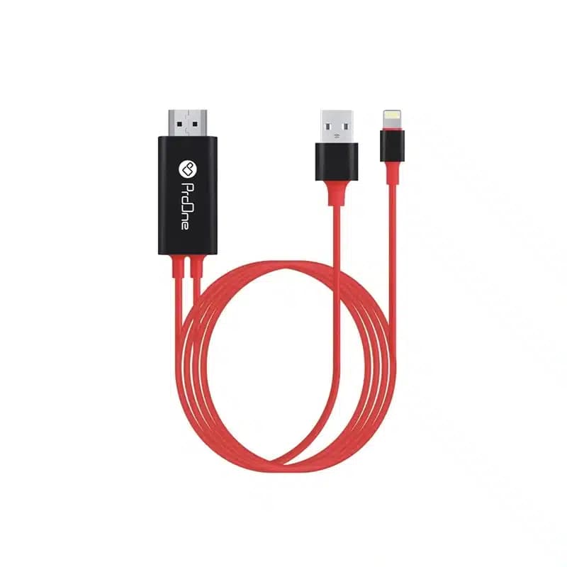کابل تبدیل لایتنینگ به HDMI پرووان مدل PCH75 طول 1.8 متر — تصویر ۹
