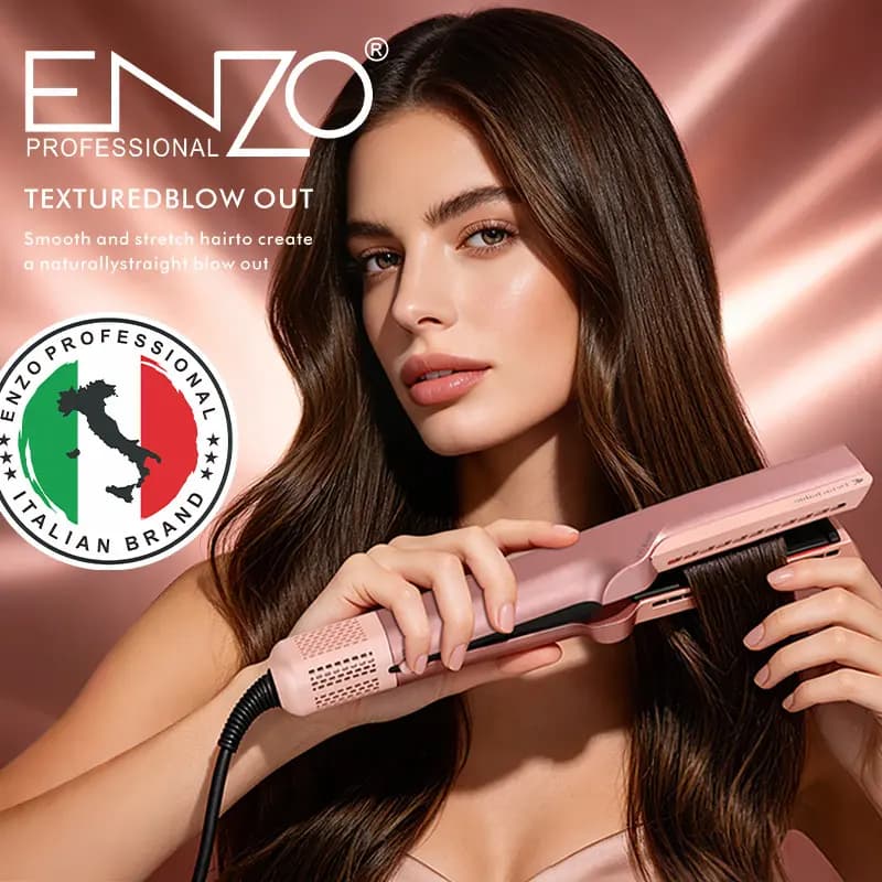 اتو باد مو 2 کاره (خشک و صاف کننده همزمان مو) انزو مدل ENZO EN-3315 اورجینال — تصویر ۷