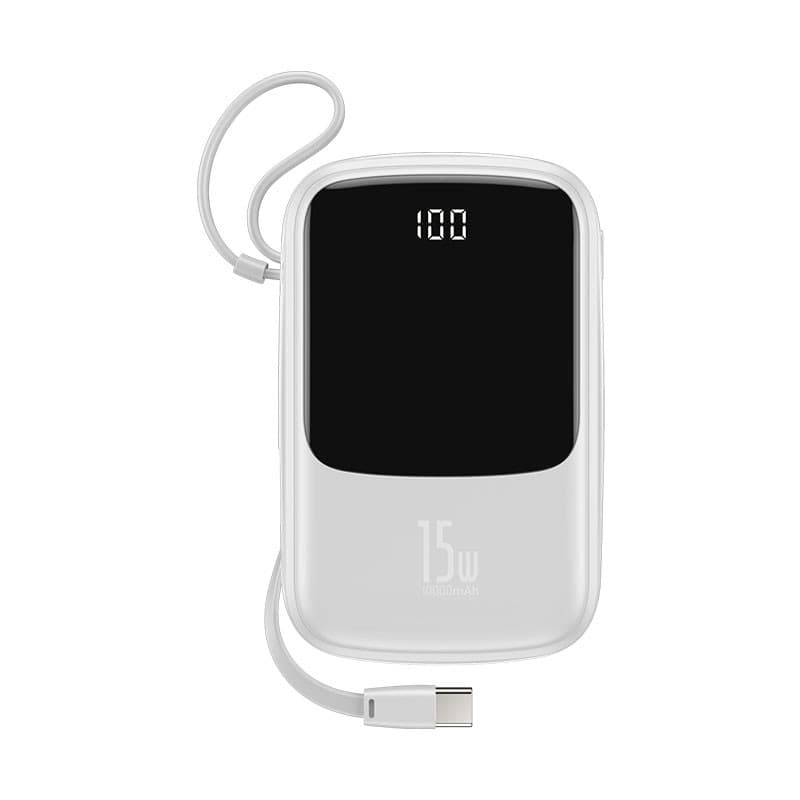 پاوربانک باسئوس مدل Qpow PPQD A02 توان 15 وات 10000mAh