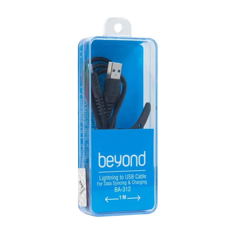 کابل تبدیل USB به لایتنینگ بیاند مدل BA-312 طول 1 متر