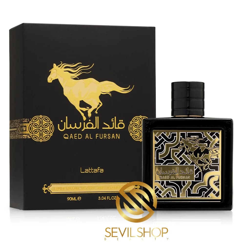 ادکلن قائد الفرسان مشکی لطافه Lattafa Qaed Al Fursan