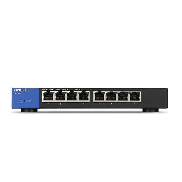 سوئیچ 8 پورت لینک سیس مدل LGS308-EU + قیمت | آیبینو — تصویر ۲