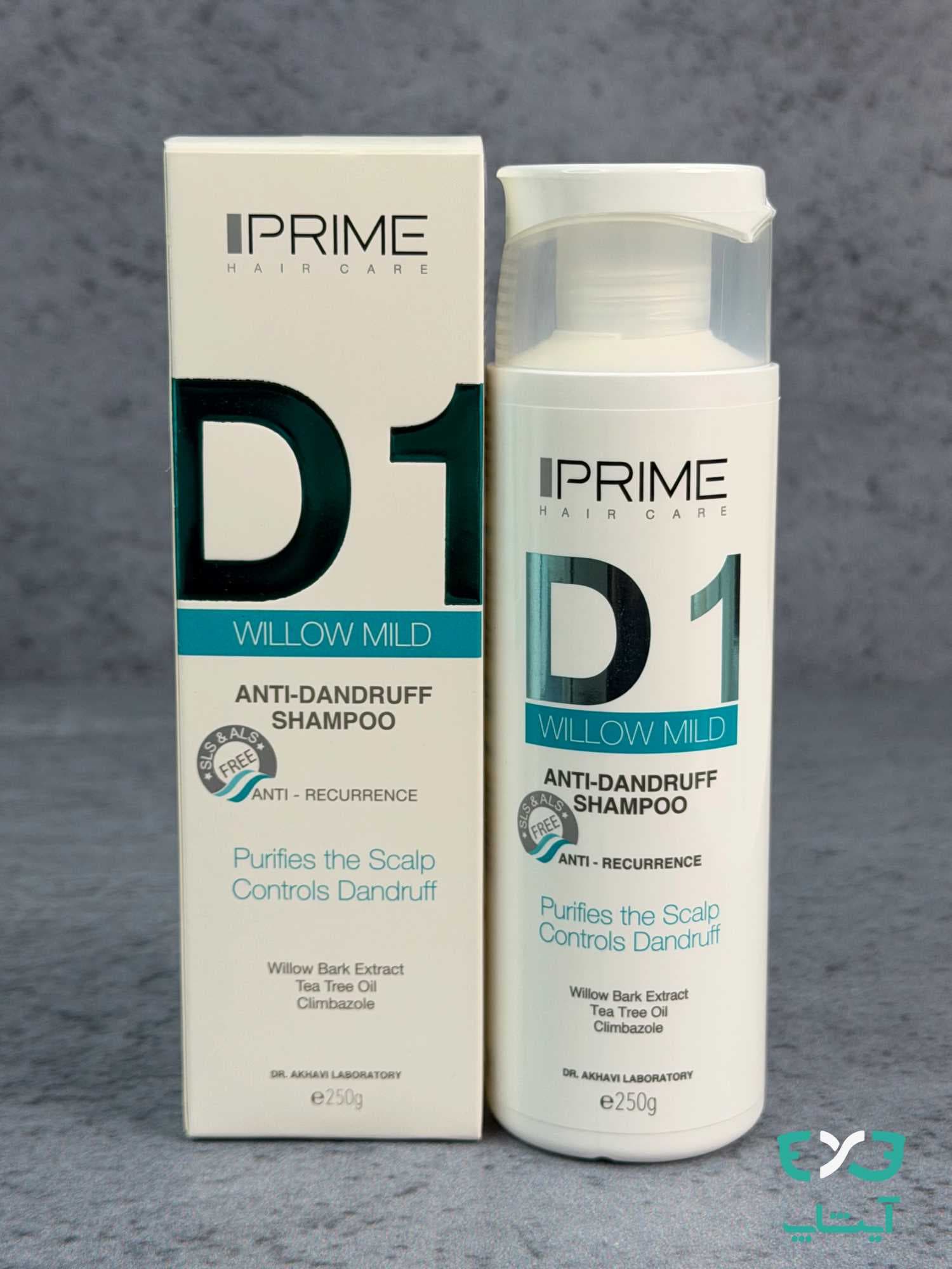 شامپو ضد شوره ملایم D1 پرایم PRIME جلوگیری از بازگشت شوره حجم 250g — تصویر ۶