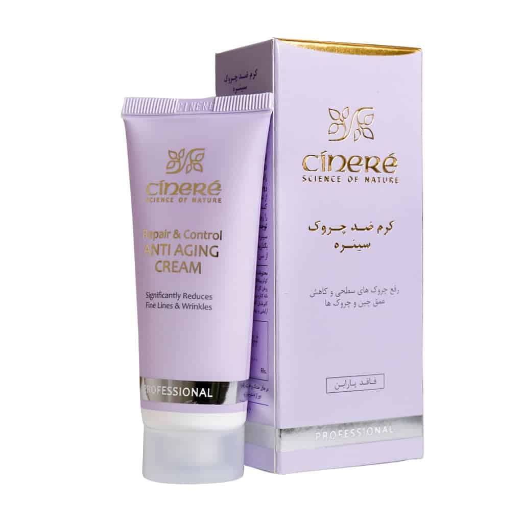 کرم ضد چروک سینره مدل Anti-Aging مناسب انواع پوست حجم 40 میلی