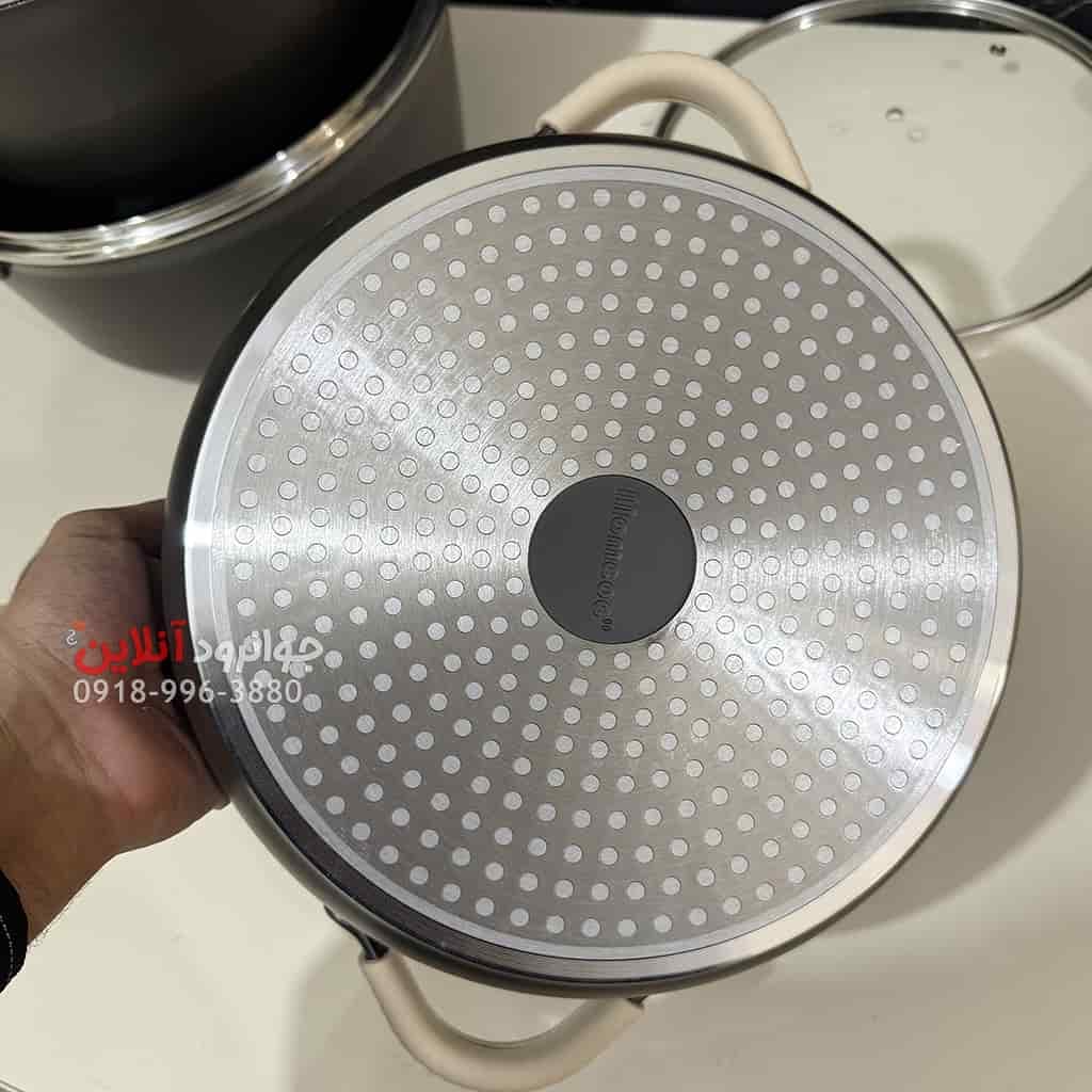 سرویس قابلمه مام کوک 10 پارچه گرانیتی Momcoc FL1076T — تصویر ۶