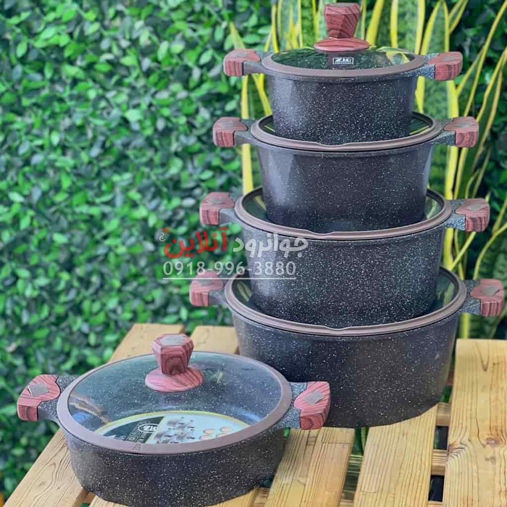 سرویس قابلمه زیو ZCS-8500 Zio سری دایموند 10 پارچه — تصویر ۸