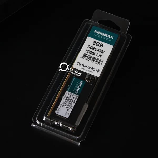 رم دسکتاپ DDR5 تک کاناله ۴۸۰۰ مگاهرتز KINGMAX مدل KM-LD5 ظرفیت ۸ گیگابایت CL40 — تصویر ۸