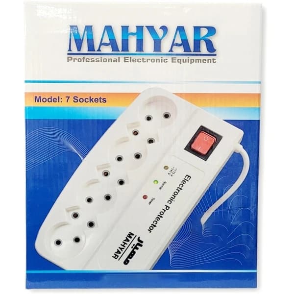 محافظ برق مهیار ۷ خانه با کابل ۳ متری — تصویر ۶