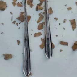سرویس قاشق و چنگال 24نفره 93پارچه مارک یونیک المان تضمینی نقره ای دنا ناخنی (( پس کرایه)) — تصویر ۵
