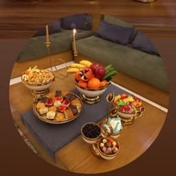 سرویس پذیرایی لیلیوم 17تیکه کرم باآبکاری طلایی — تصویر ۷