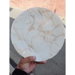 سرویس آرکوپال طرح فلاور عسلی لب طلا — تصویر ۴