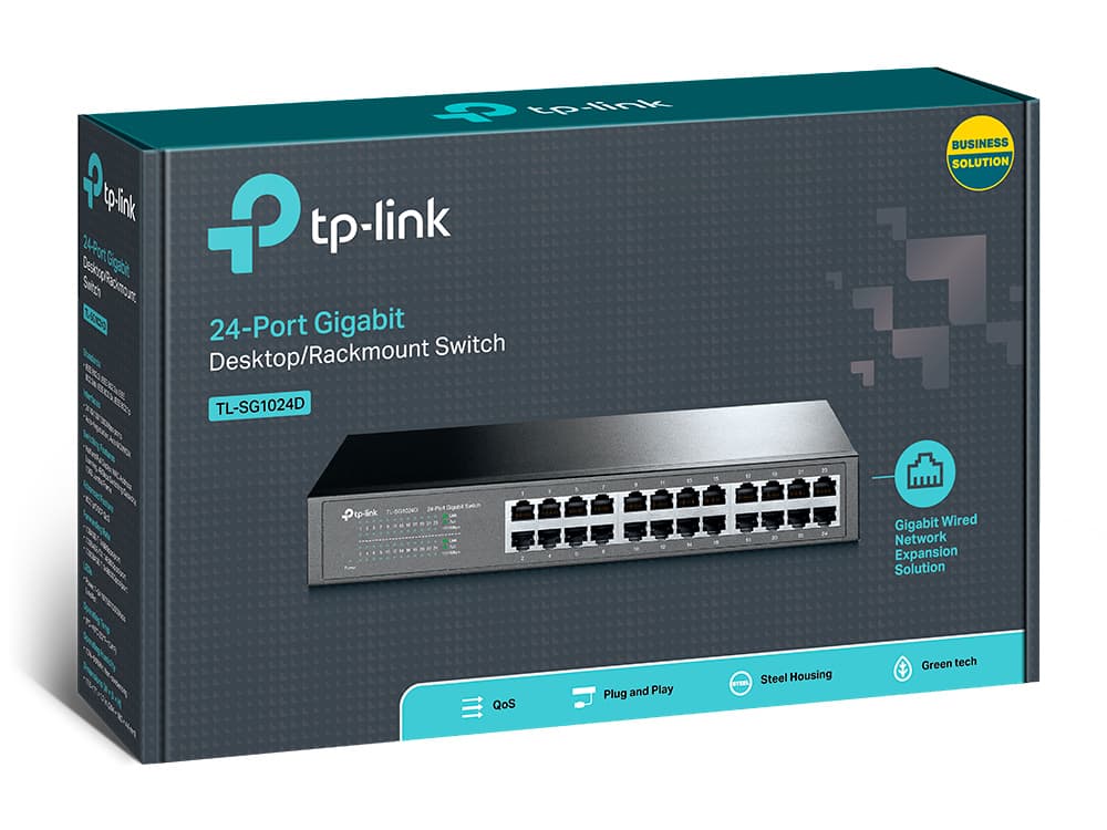 سوییچ 24 پورت تی پی لینک مدل TP-LINK TL-SG1024D V5 — تصویر ۹