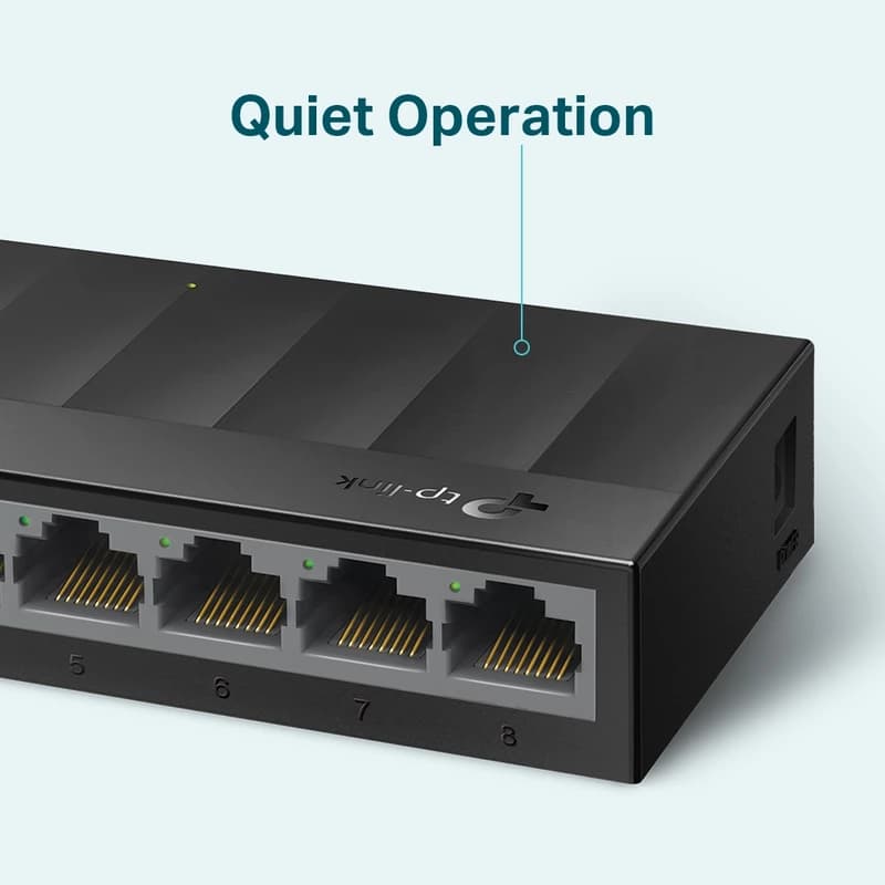 سوییچ 8 پورت گیگابیتی و دسکتاپ تی پی-لینک مدل TP-LINK LS1008G — تصویر ۳