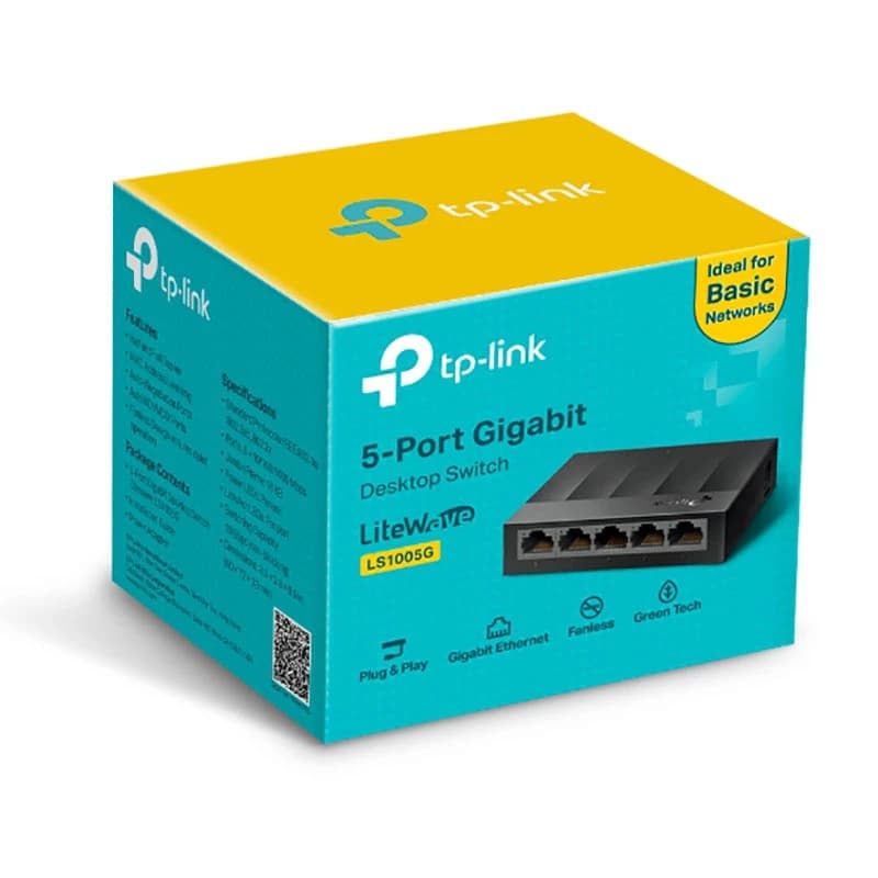 سوییچ 5 پورت گیگابیتی و دسکتاپ تی پی-لینک مدل TP-Link LS1005G — تصویر ۹