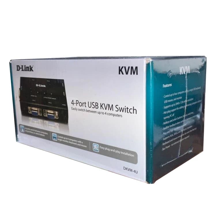 سوییچ 4 پورت KVM USB دی-لینک مدل D-Link DKVM‎-4U — تصویر ۹