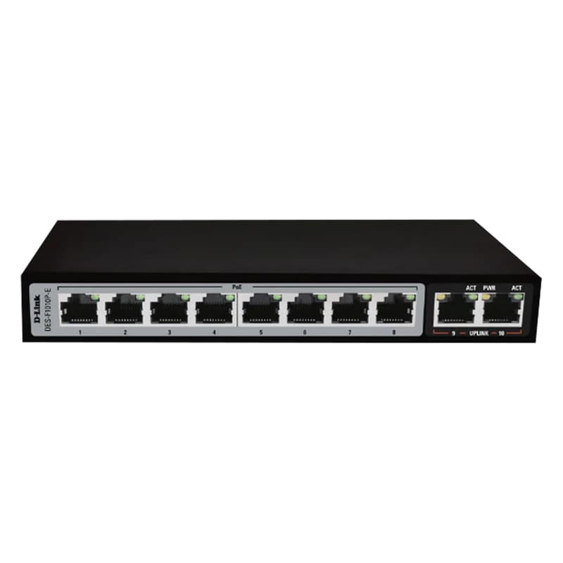 سوییچ 10 پورت poe دی-لینک مدل D-LINK DES-F1010P-E — تصویر ۵