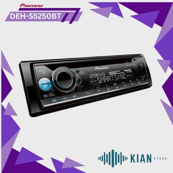 پخش کننده خودرو پایونیر مدل DEH-S5250BT — تصویر ۶