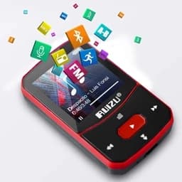 پخش کننده MP3 با حافظه 64 گیگابایت برند روئیزو (RUIZU) Clip MP3-Playerجدید — تصویر ۴