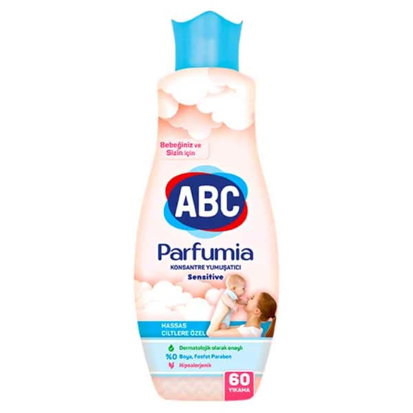 نرم کننده لباس کودک ABC حجم 1440 میلی 60 بار