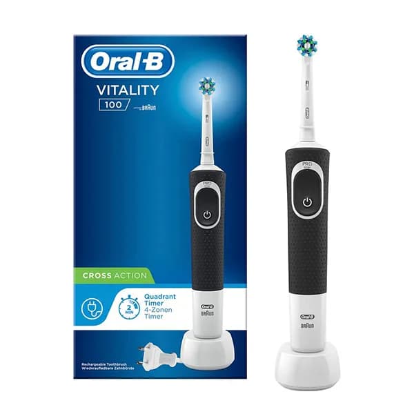 مسواک برقی اورال بی مدل ویتالیتی Oral-B رنگ سیاه — تصویر ۳