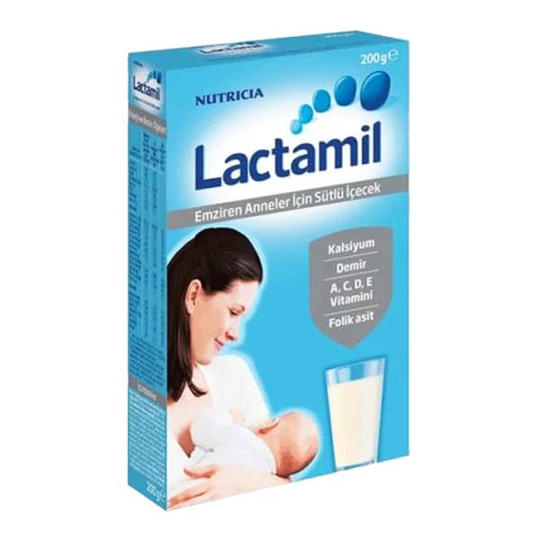 شیر افزای شیر مادر لاکتامیل میلوپا حجم 200 میلی