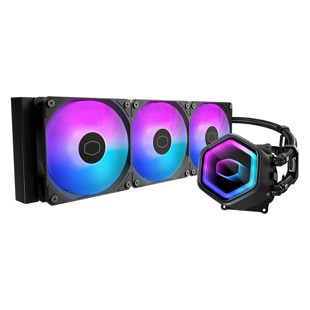 خنک کننده پردازنده مایع کولر مستر مدل مستر لیکوئید CORE II 360 ARGB — تصویر ۹