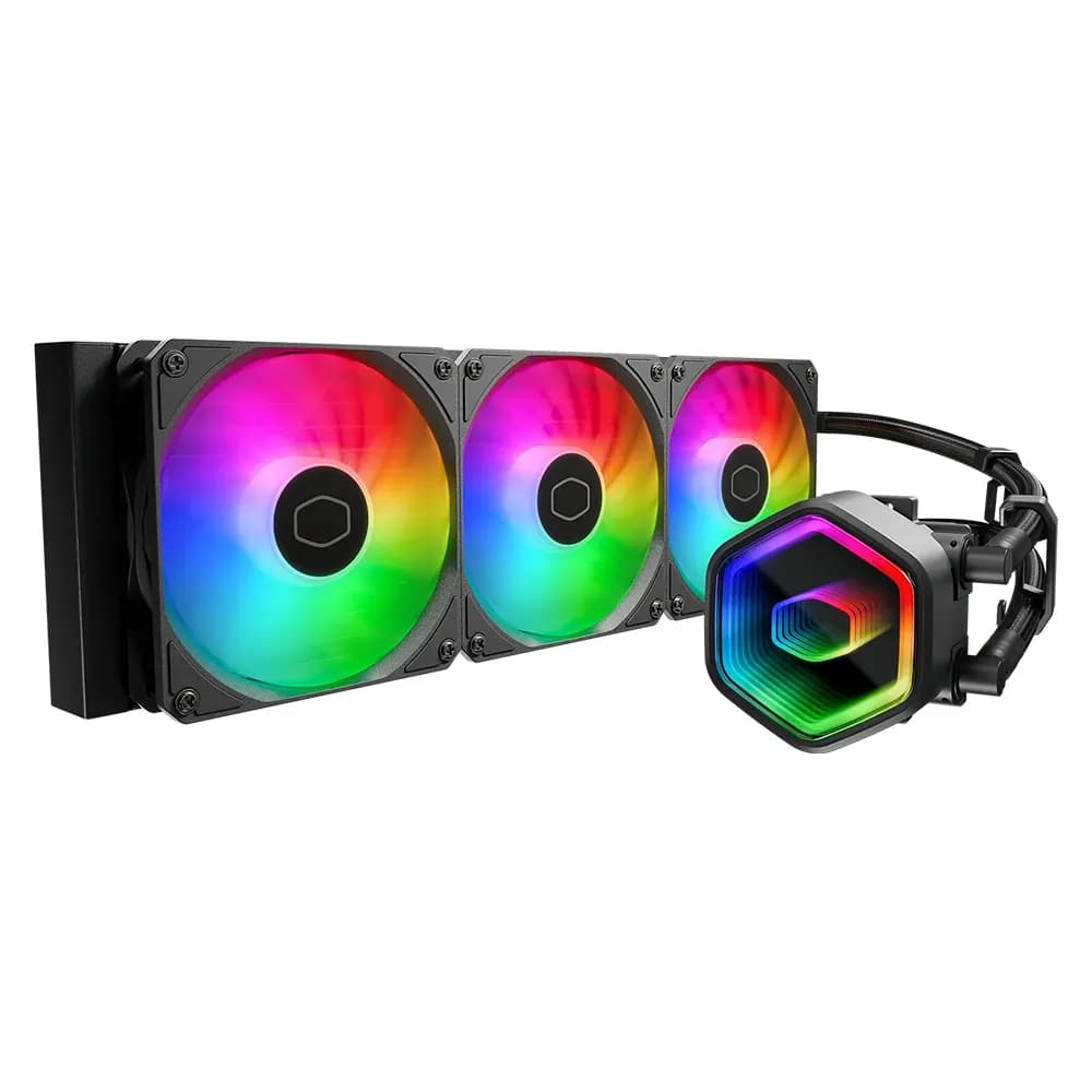 خنک کننده پردازنده مایع کولر مستر مدل مستر لیکوئید CORE II 360 ARGB — تصویر ۸