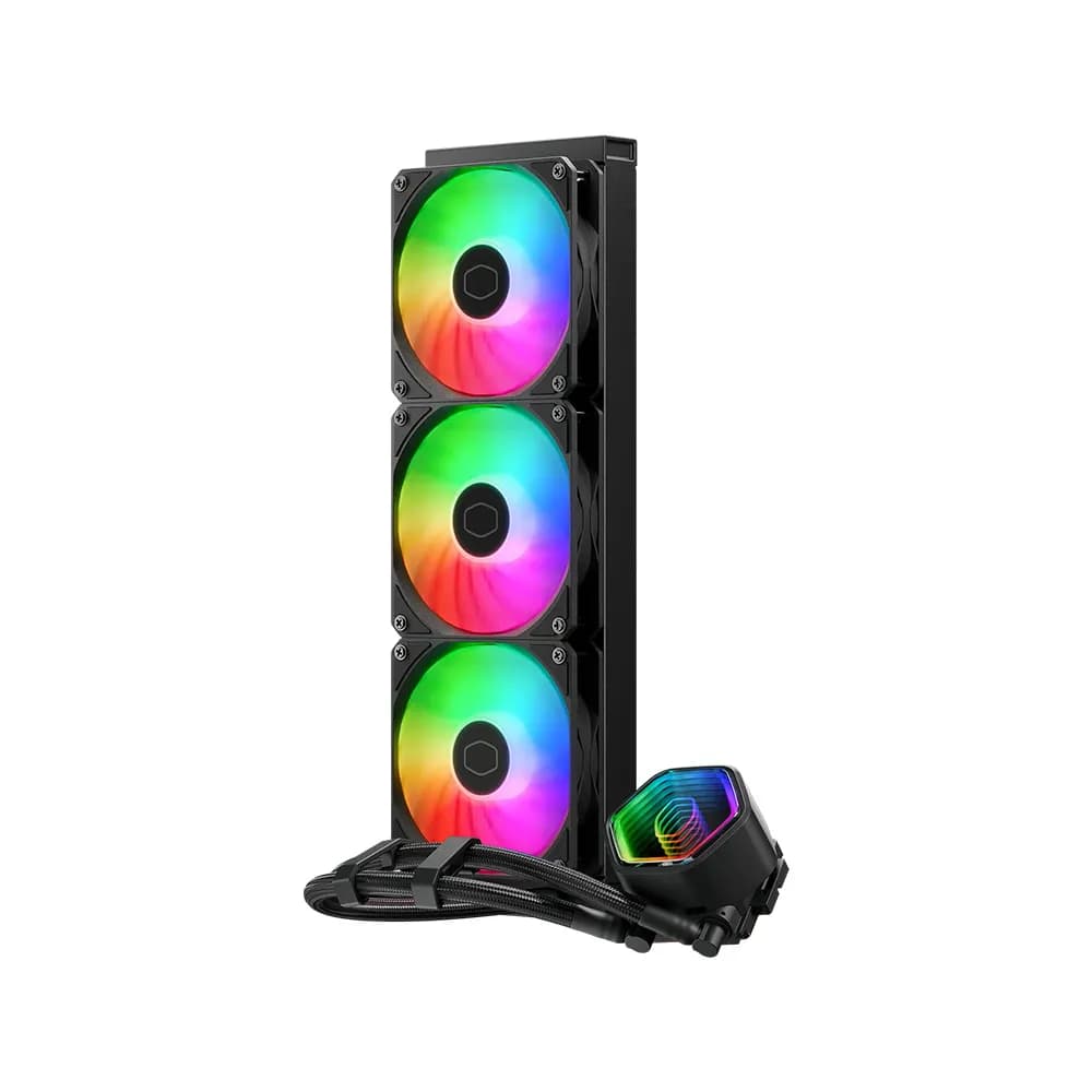 خنک کننده پردازنده مایع کولر مستر مدل مستر لیکوئید CORE II 360 ARGB