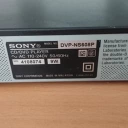 پخش کننده dvd سونی مدل ns608ساخت مالزی — تصویر ۴