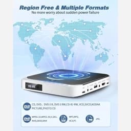 پخش کننده دی وی دی مینی مدل MD115W — تصویر ۶