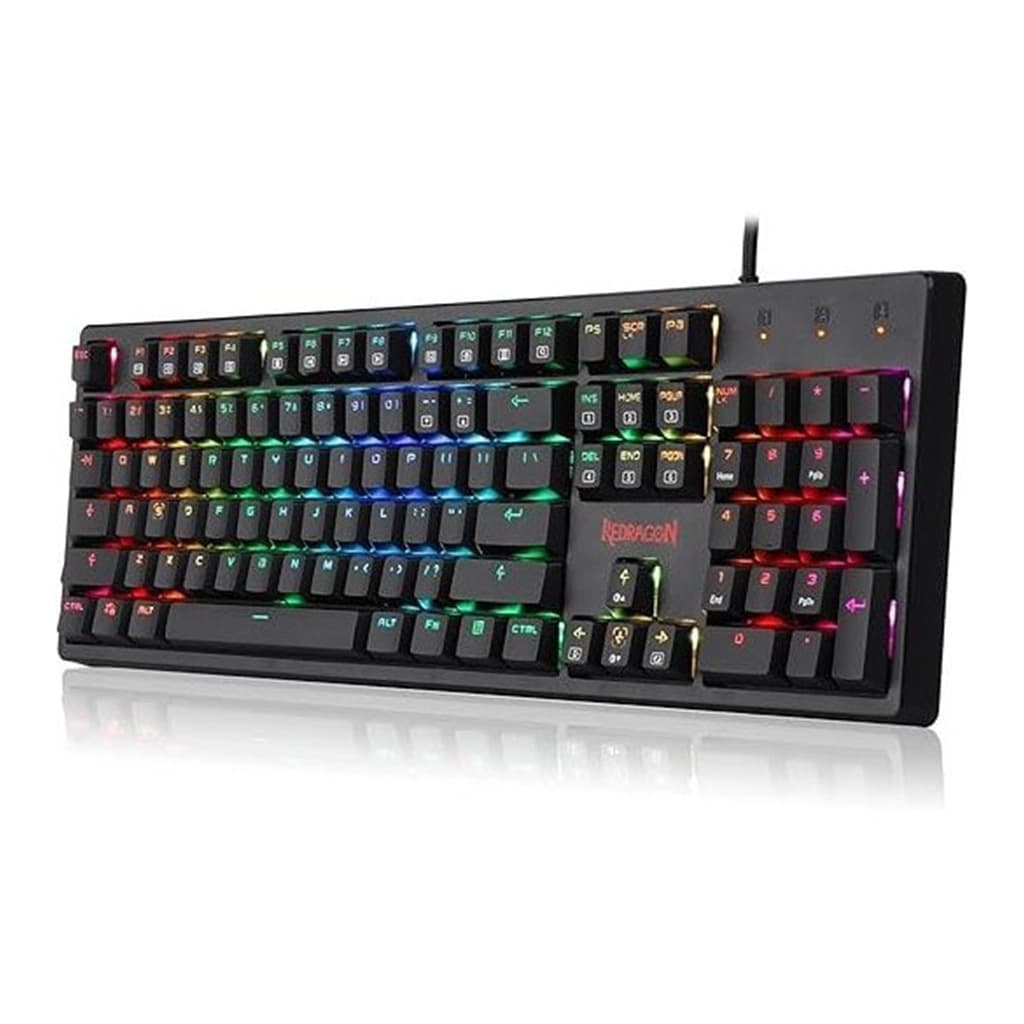 کیبورد گیمینگ ردراگون مدل REDRAGON KAMA K578BR RGB رنگ مشکی | دنیا کامپیوتر — تصویر ۱۱