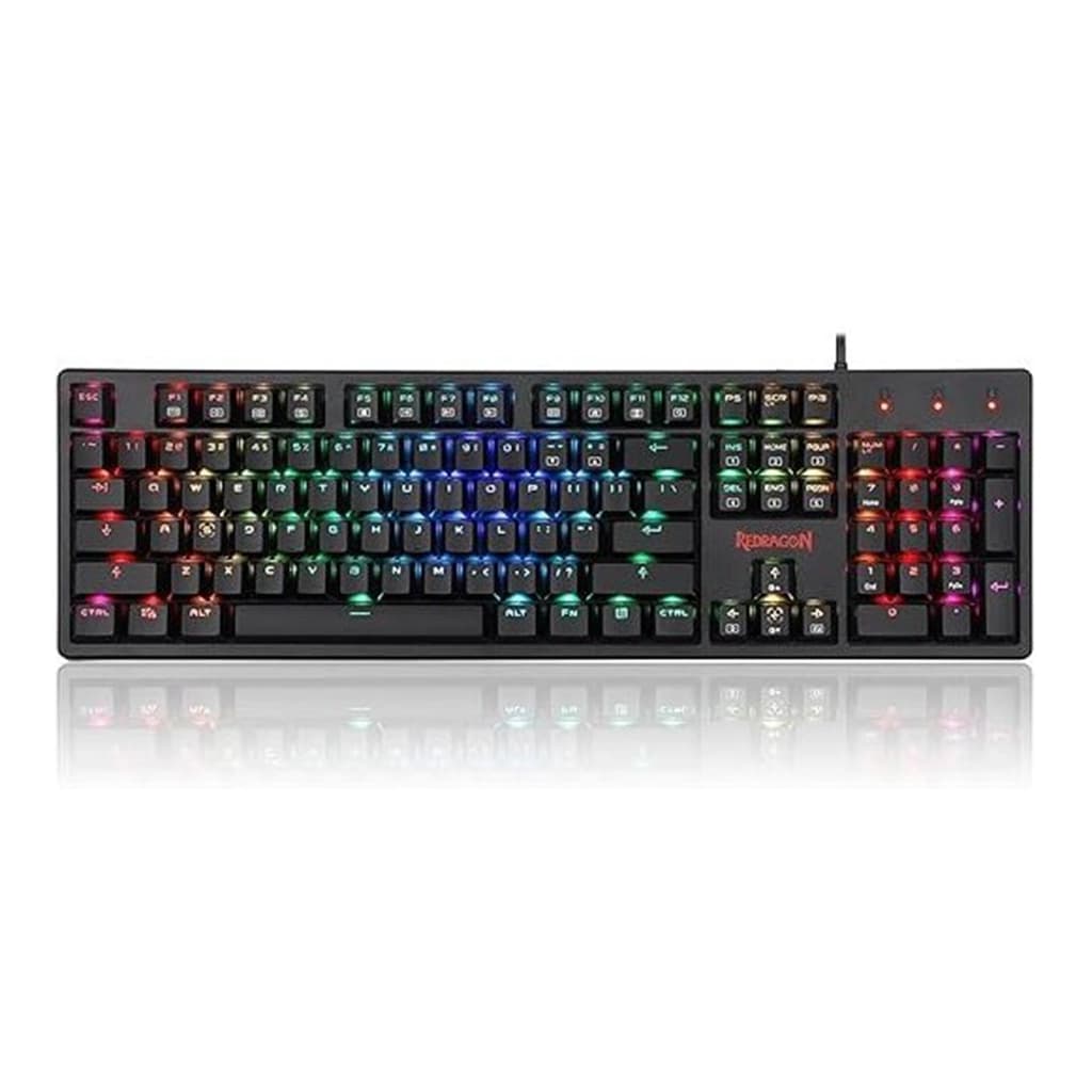 کیبورد گیمینگ ردراگون مدل REDRAGON KAMA K578BR RGB رنگ مشکی | دنیا کامپیوتر — تصویر ۱۰
