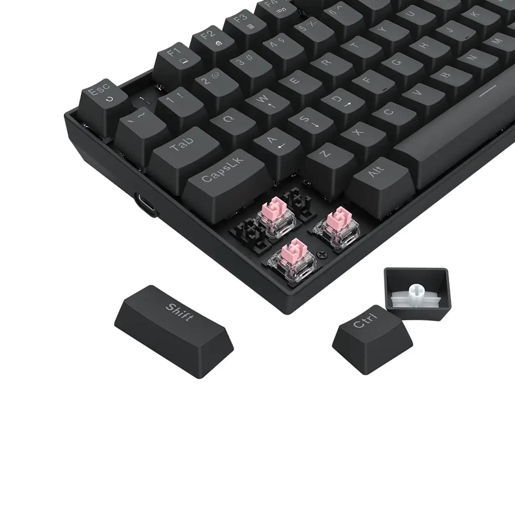 کیبورد گیمینگ ردراگون مدل REDRAGON GHOSTBLADE K735 RGB رنگ مشکی | دنیا کامپیوتر — تصویر ۶