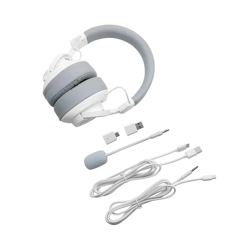 هدست بی سیم گیمینگ ردراگون مدل REDRAGON SPECTRA H889 WG PRO رنگ سفید_خاکستری | دنیا کامپیوتر — تصویر ۵