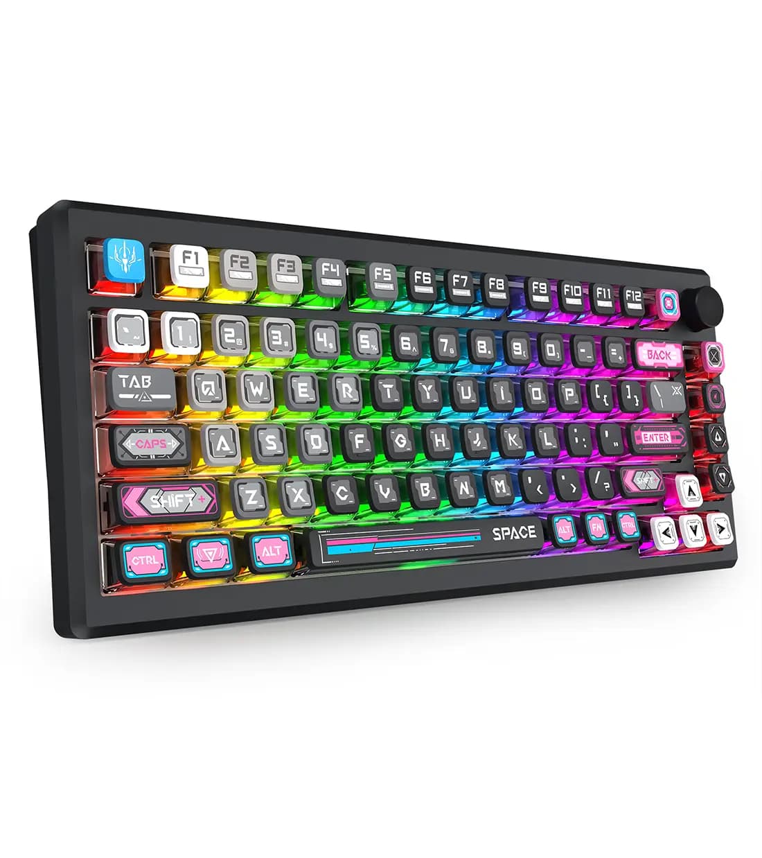 کیبورد بی سیم گیمینگ ردراگون مدل REDRAGON K732MC RGB PRO رنگ مشکی | دنیا کامپیوتر — تصویر ۹