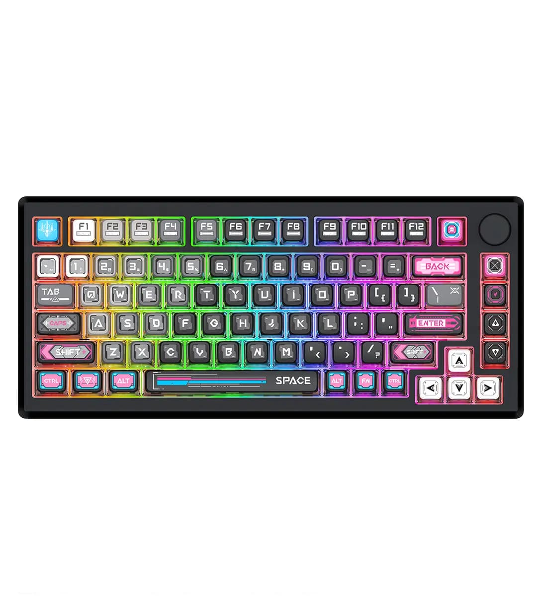 کیبورد بی سیم گیمینگ ردراگون مدل REDRAGON K732MC RGB PRO رنگ مشکی | دنیا کامپیوتر — تصویر ۸