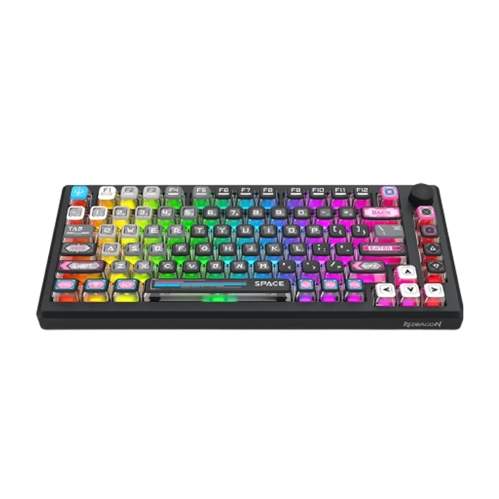 کیبورد بی سیم گیمینگ ردراگون مدل REDRAGON K732MC RGB PRO رنگ مشکی | دنیا کامپیوتر — تصویر ۳