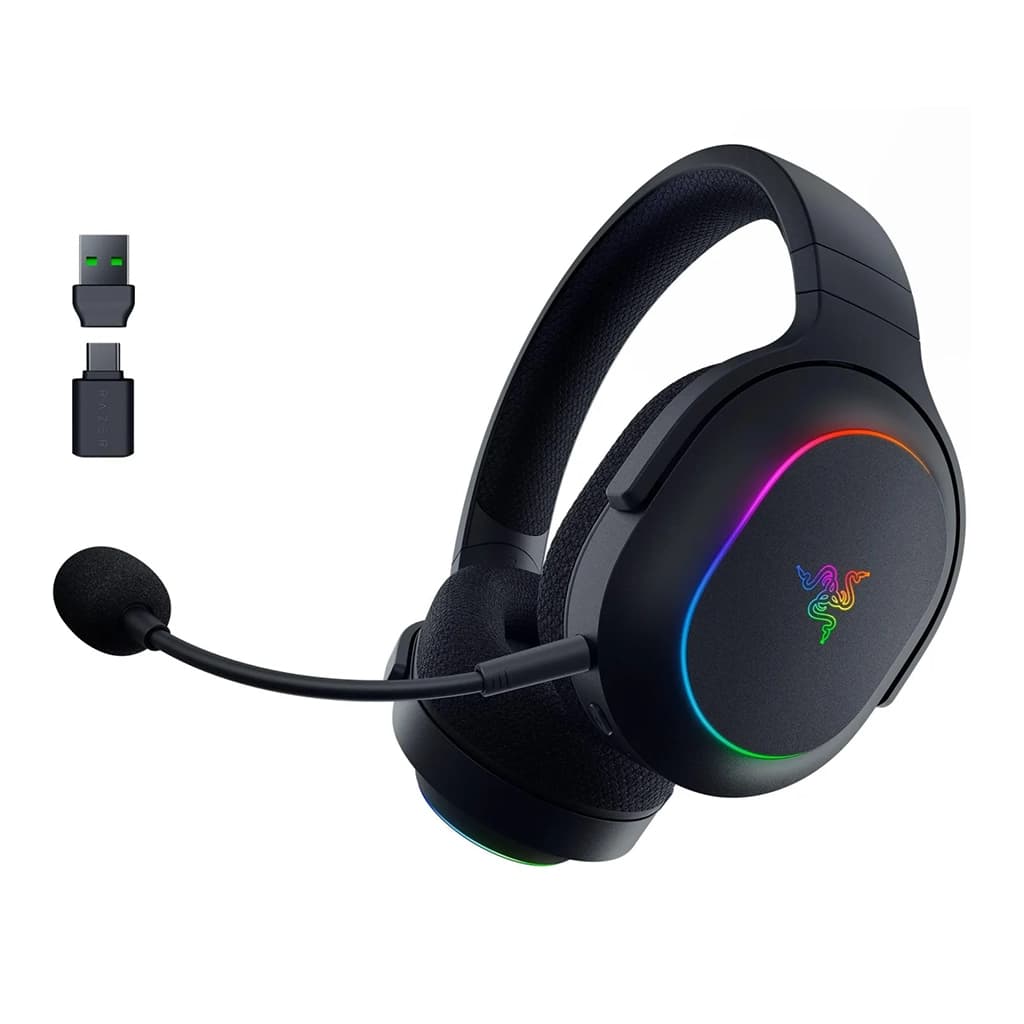 هدست گیمینگ ریزر مدل RAZER BARRACUDA X CHROMA رنگ مشکی | دنیا کامپیوتر — تصویر ۳