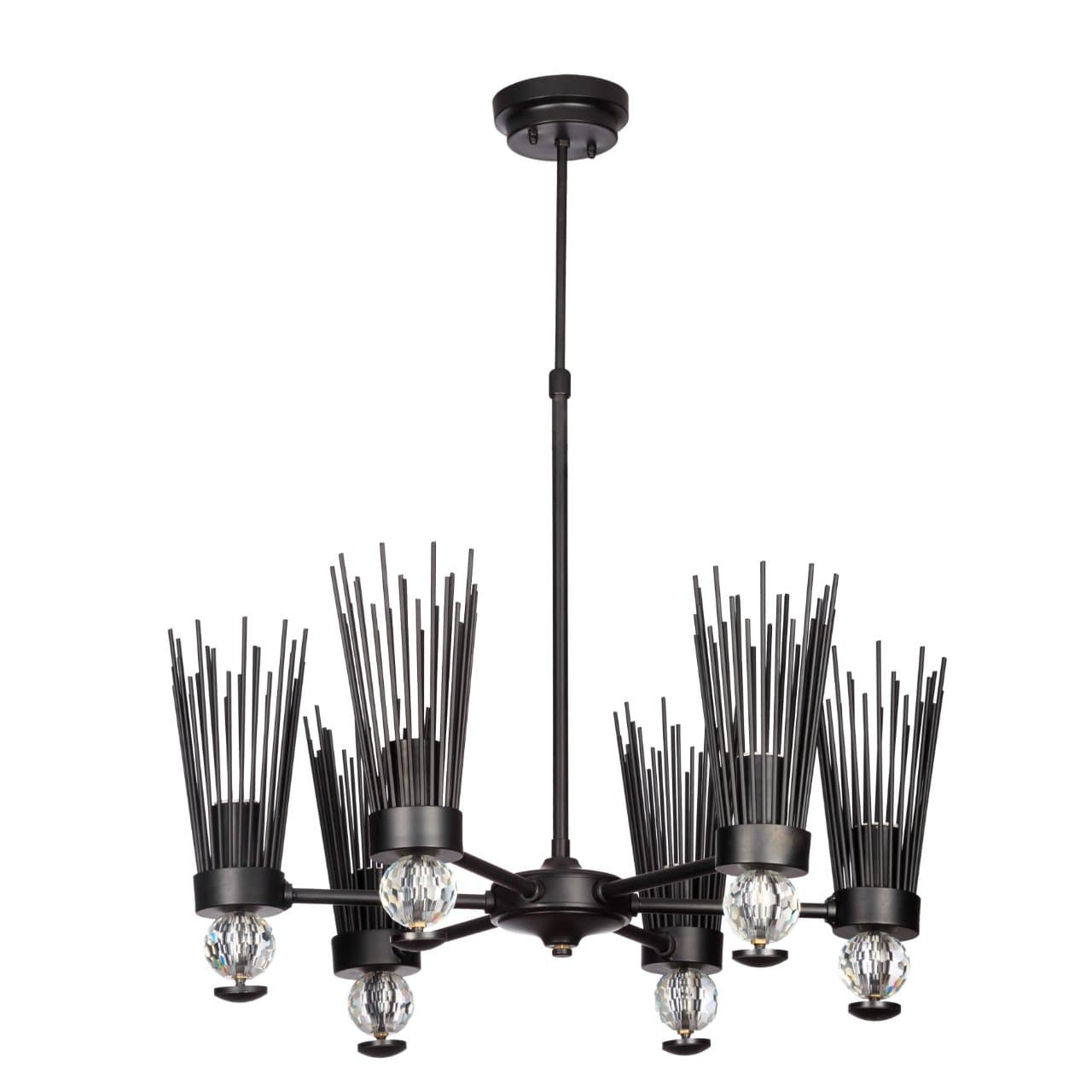 چراغ آویز چشمه نور کد N2436/6BK