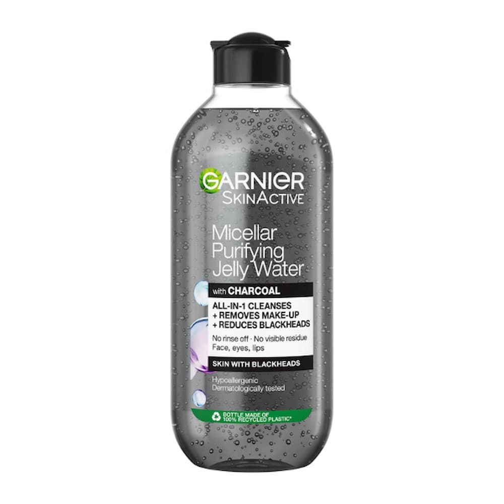 میسلار واتر زغال گارنیر مدل Micellar Cleansing Jelly Water with Charcoal